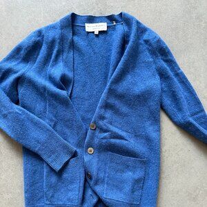 White + Warren Cashmere V neck - Button Down (XS)-Worn Twice Excellent Condition